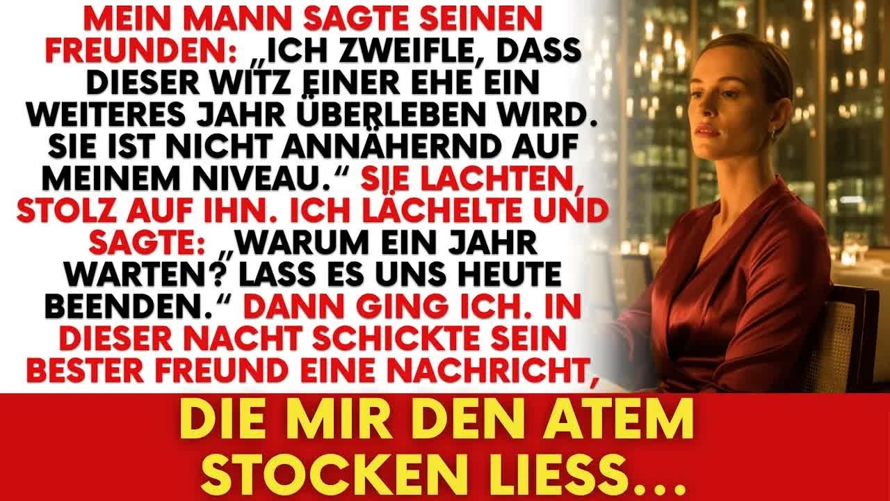 Mein Mann verspottete unsere Ehe — Ich baute ein Imperium, das er beneidete