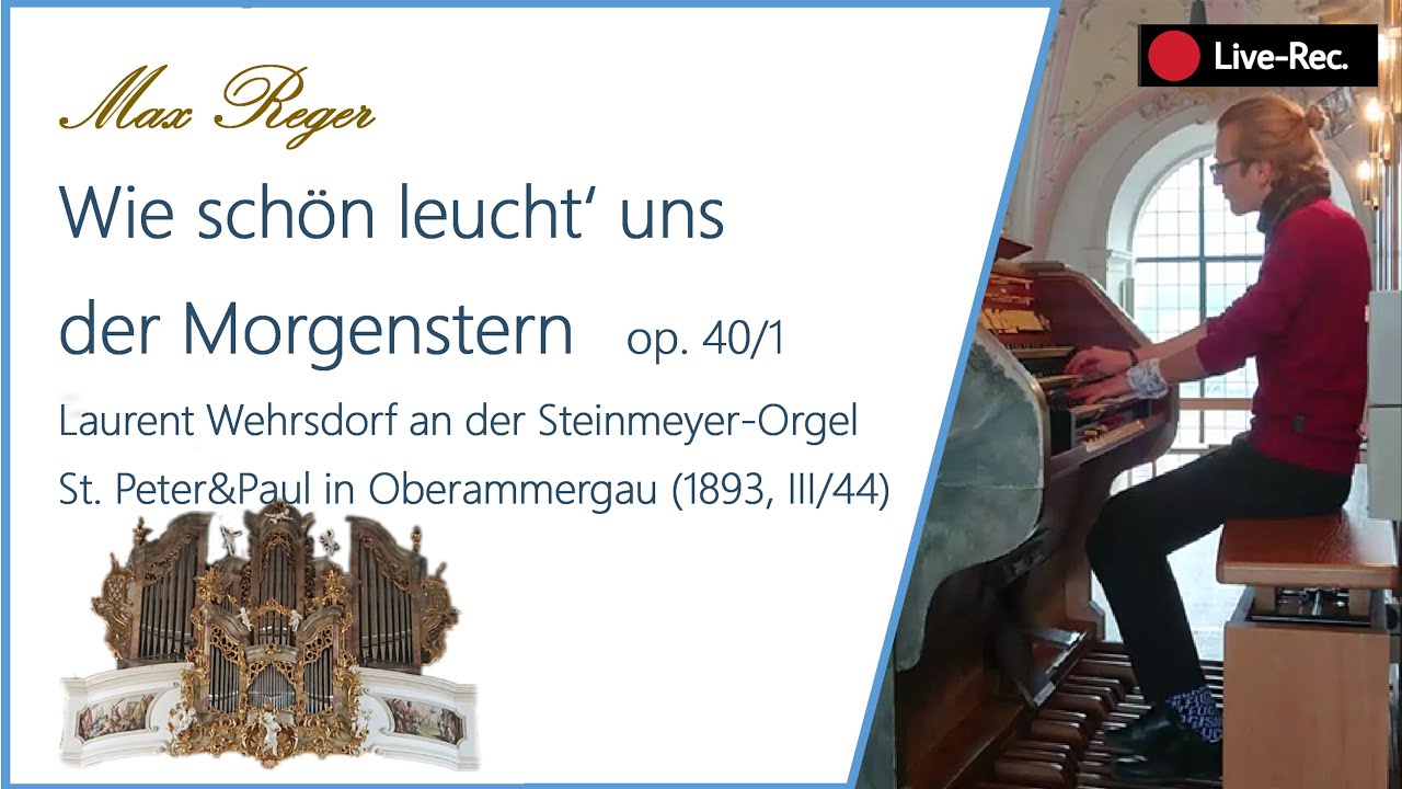Wie schön leucht' uns der Morgenstern op. 40/1 (M. Reger)