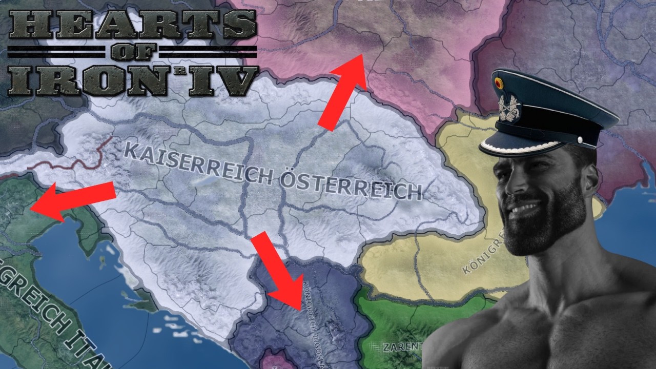 Das KAISERREICH ÖSTERREICH UNTERWIRFT DIE GANZE WELT! - Hearts of Iron IV