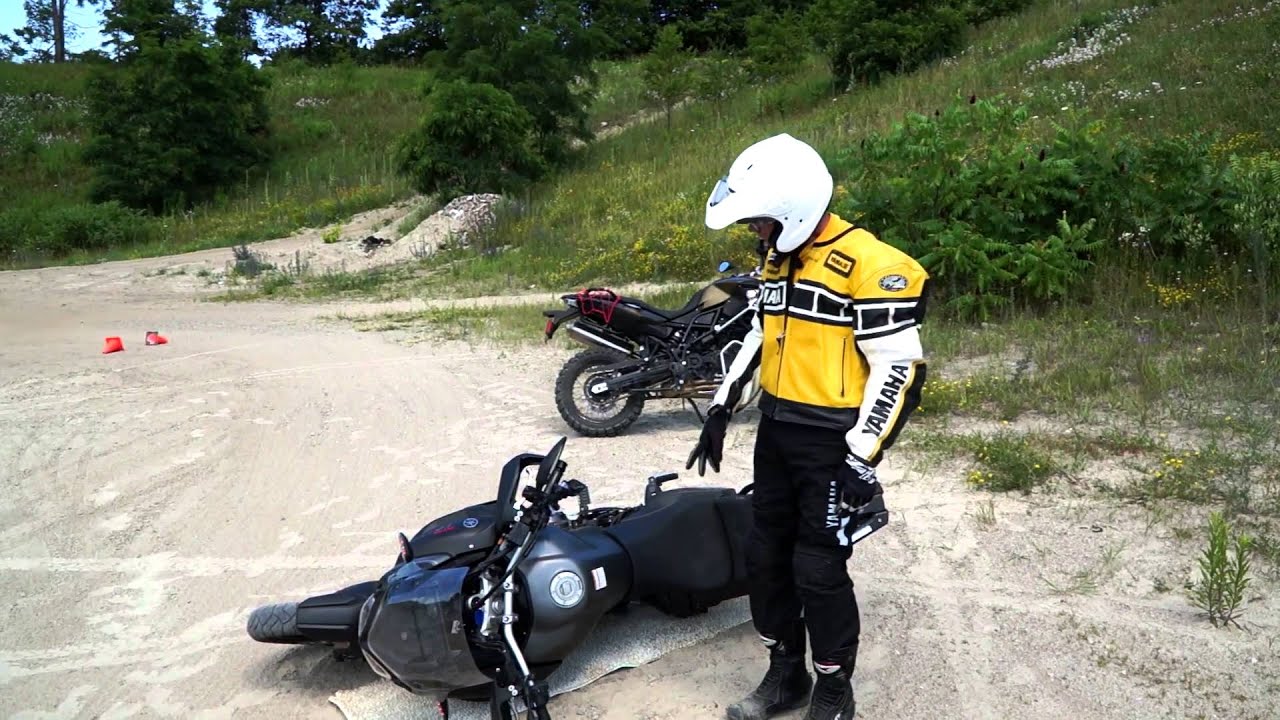 Big bike crash and pickup