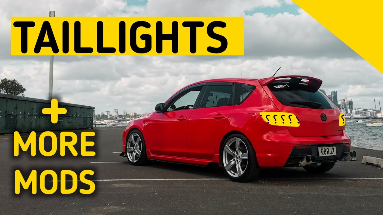 New Taillights for the MAZDASPEED 3 MPS  + other mods