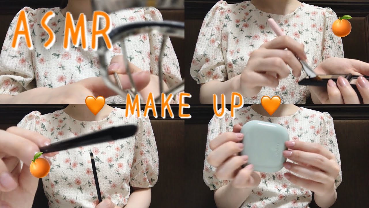 【ASMR💌】カメラに直接メイク♯3（工程長め）/make up