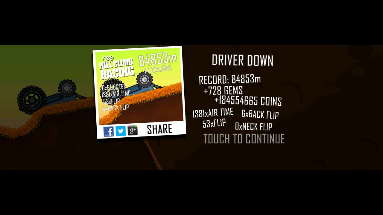 Hill Climb Racing: Garage Race Car + Seasons 84853m [Stage WR]