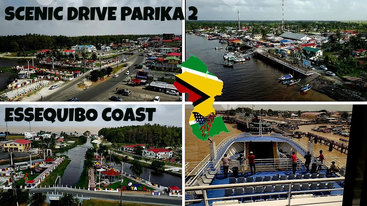 Scenic 4K Drive - Parika 2 Essequibo Coast Anna Regina