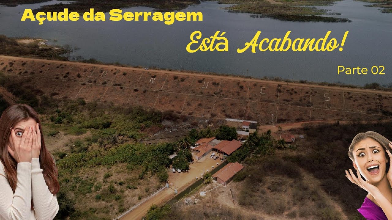 Açude da Serragem em Alerta: A Água da Lagoa do Arroz Está Sumindo…#aventura #vlogs #viagem #drone