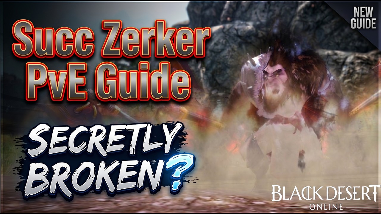 2026 Succ Zerker PvE Guide | Black Desert Online