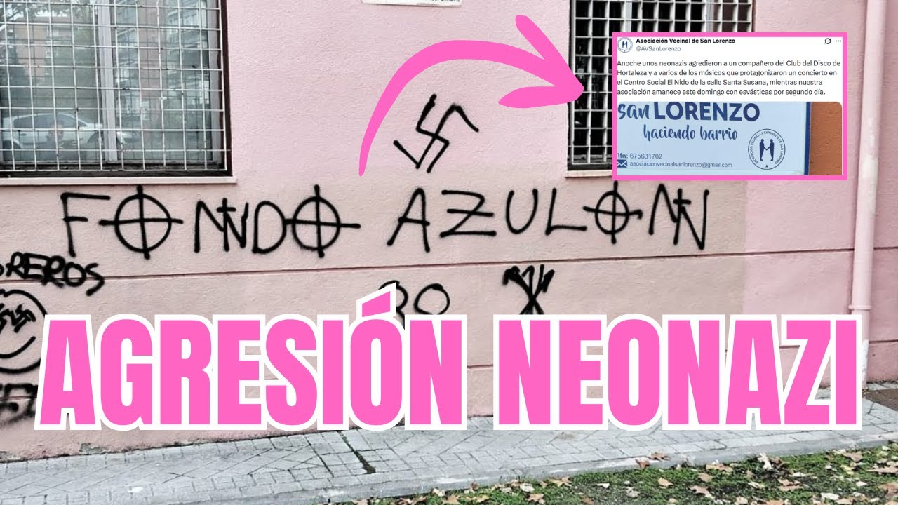 DOBLE ATAQUE NEONAZI EN HORTALEZA: VANDALIZAN UN LOCAL Y LANZAN GAS PIMIENTA A MIGRANTES Y A M&Uacute;SICOS
