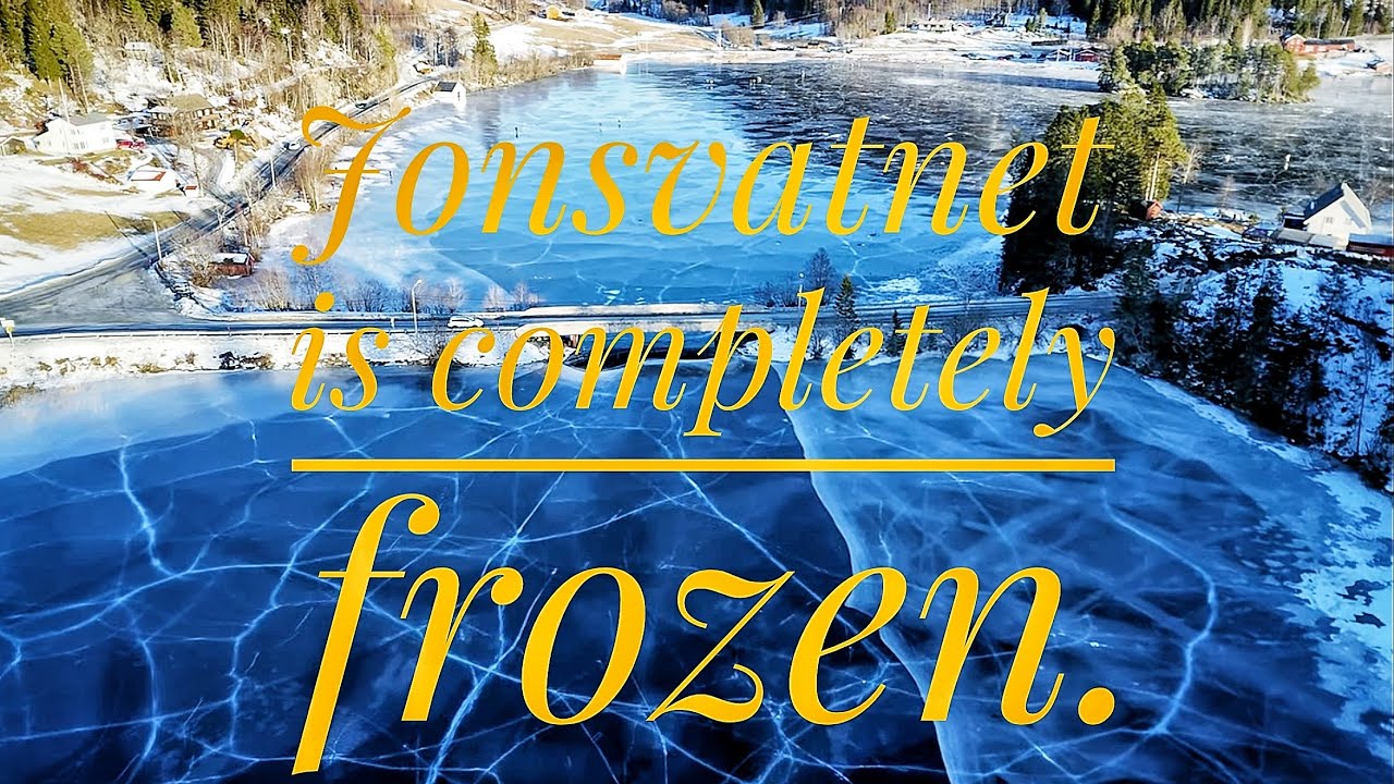 Jonsvatnet is completely frozen. 9.02.2026