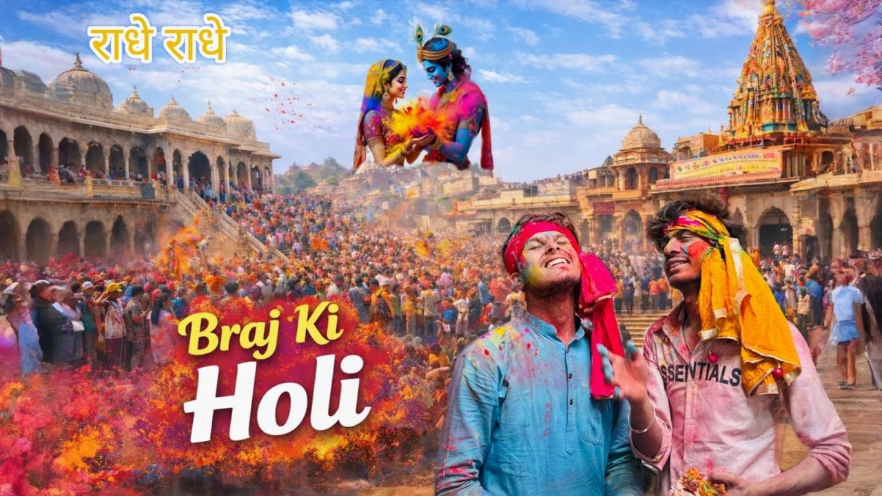 Braj Holi 2026 | ब्रज होली | Childhood Dream Came True | Vrindavan Holi Vlog !