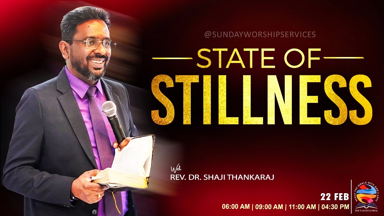 SUNDAY ENGLISH WORSHIP SERVICE  | @thefaithglobal II REV. DR. SHAJI THANKARAJ | 22 FEB