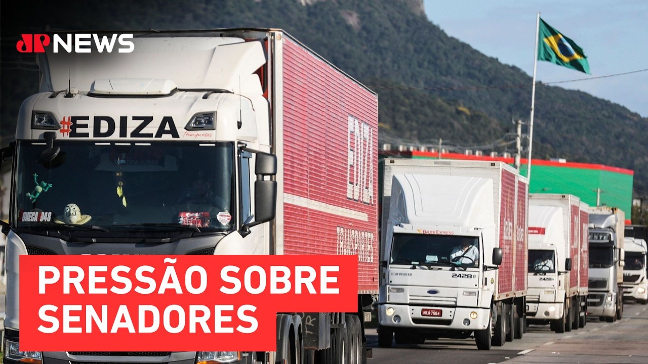 Caminhoneiros e empres&aacute;rios pressionam Senado por vota&ccedil;&atilde;o da MP do Frete