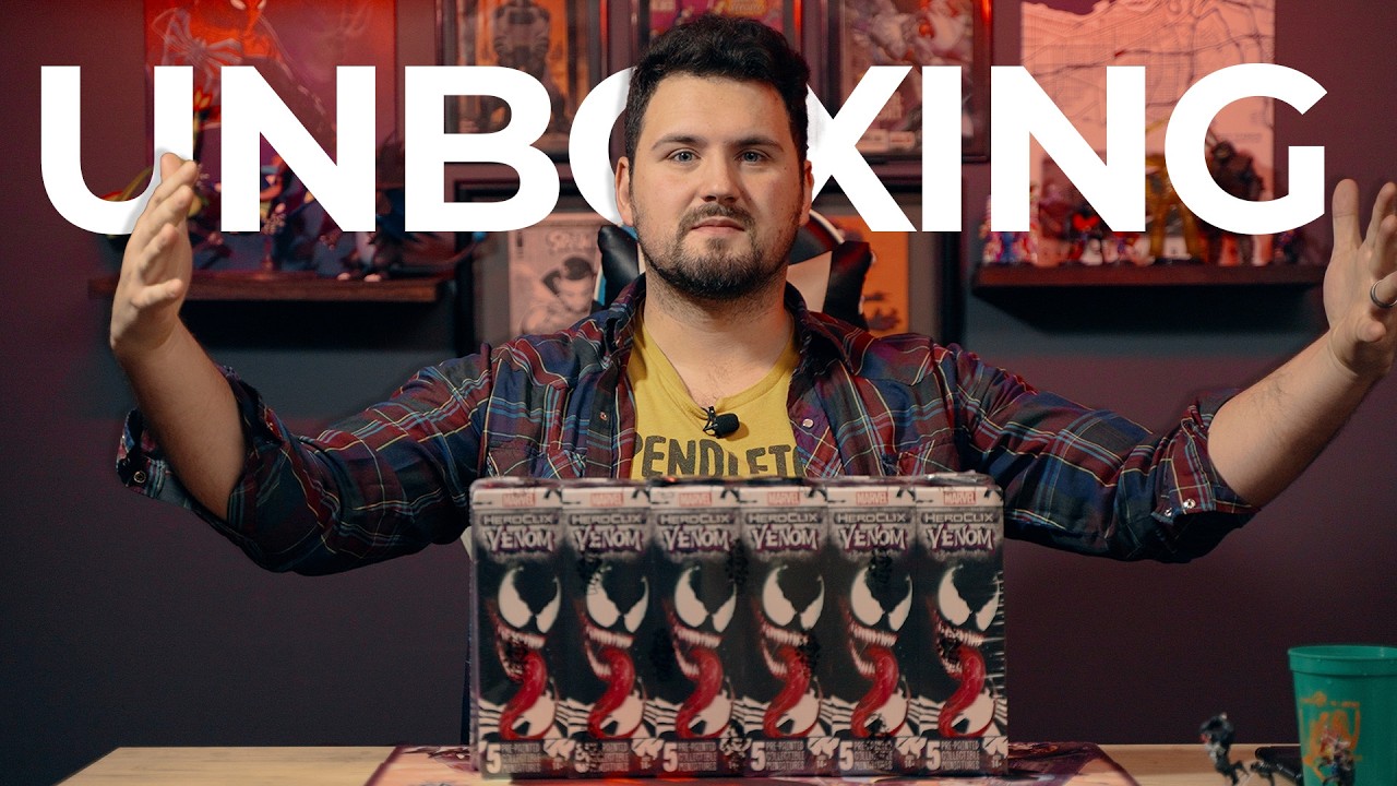VENOM HEROCLIX PREVIEW UNBOXING!!