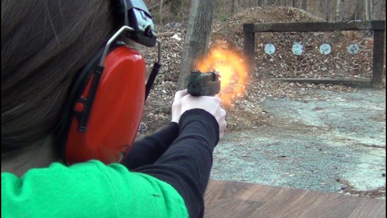 S&W M&P Shield 40 - A girl can shoot it.