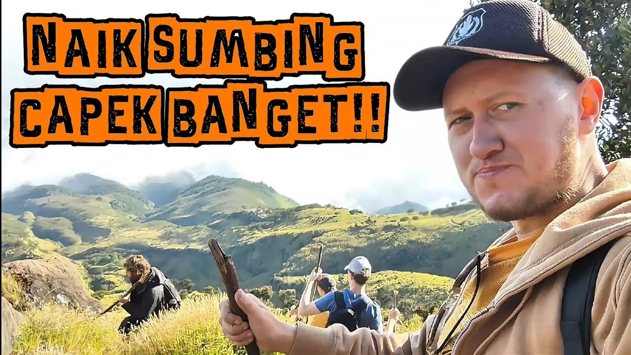 Foreigners Climb Mount Sumbing with Russian Friends in Java