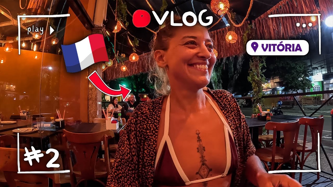 Vlog: a GRINGA visita a cidade de VITORIA ES e come no Rodízio!!!