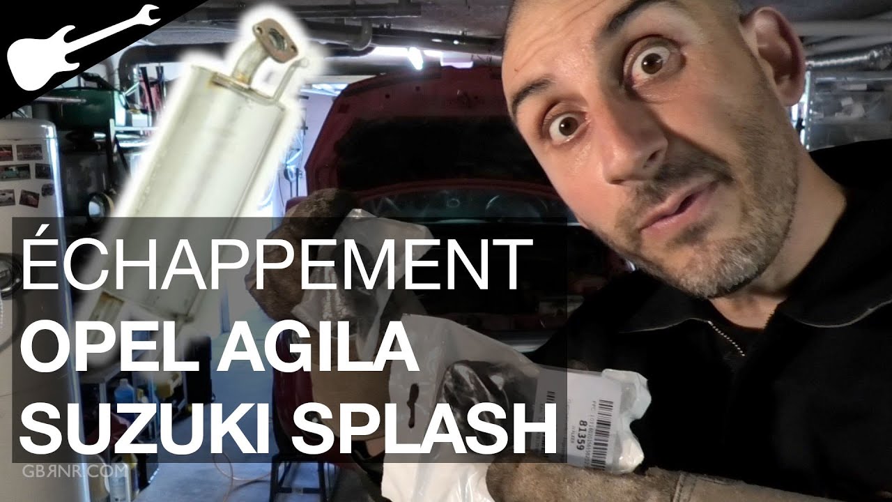 TROP DE BRUIT ! 👂 Remplacement Échappement Opel Agila / Suzuki Splash