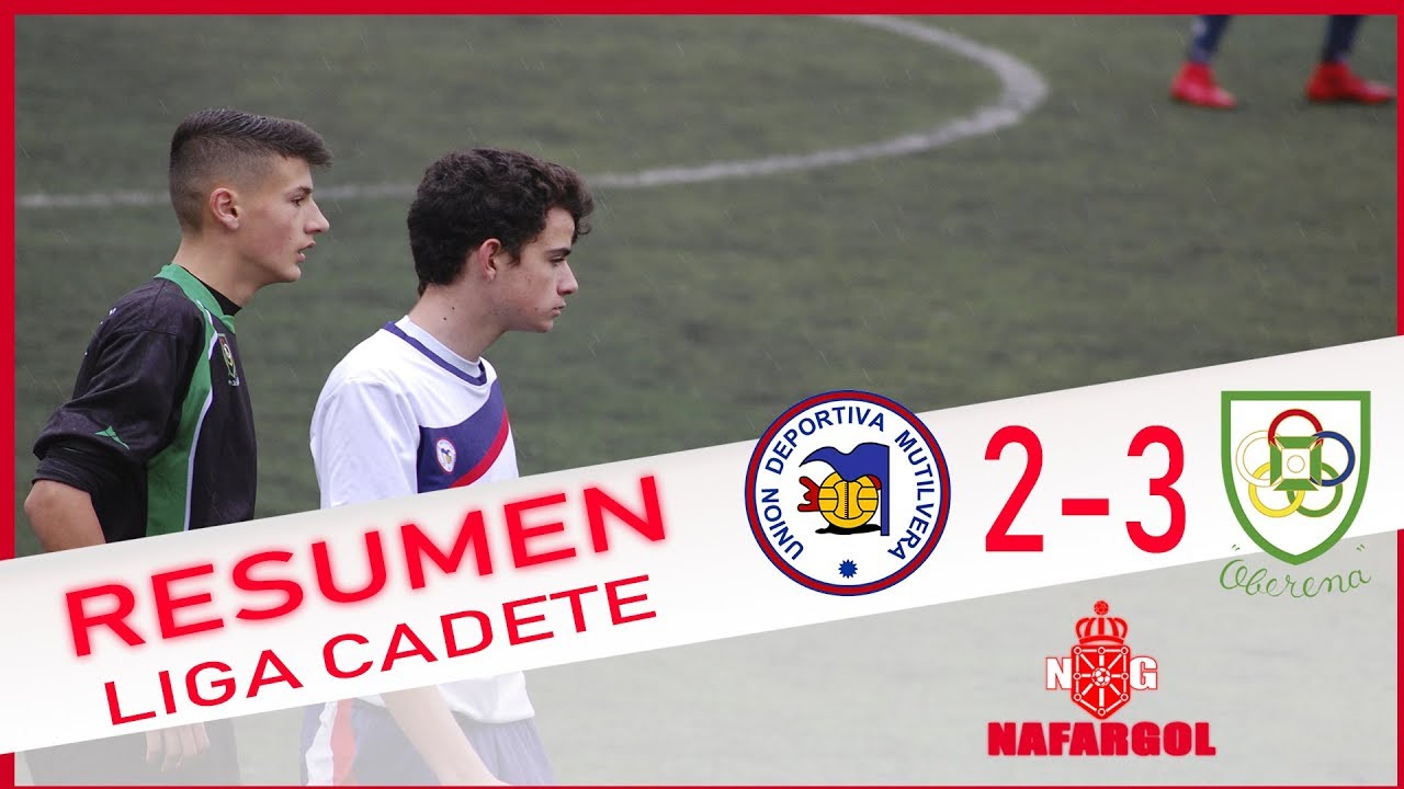 Liga Cadete.  Mutilvera - Oberena