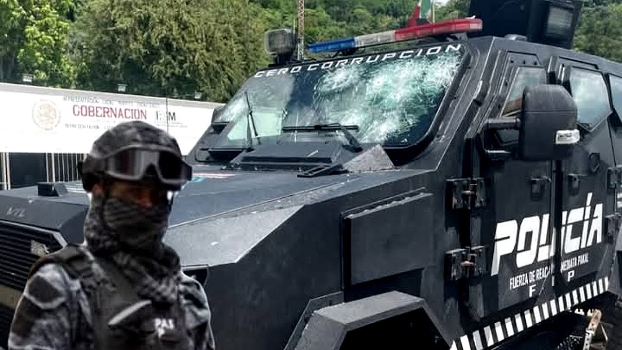 Delincuentes disparan a policías mexicanos y el ejercito de Guatemala no hace nada¡