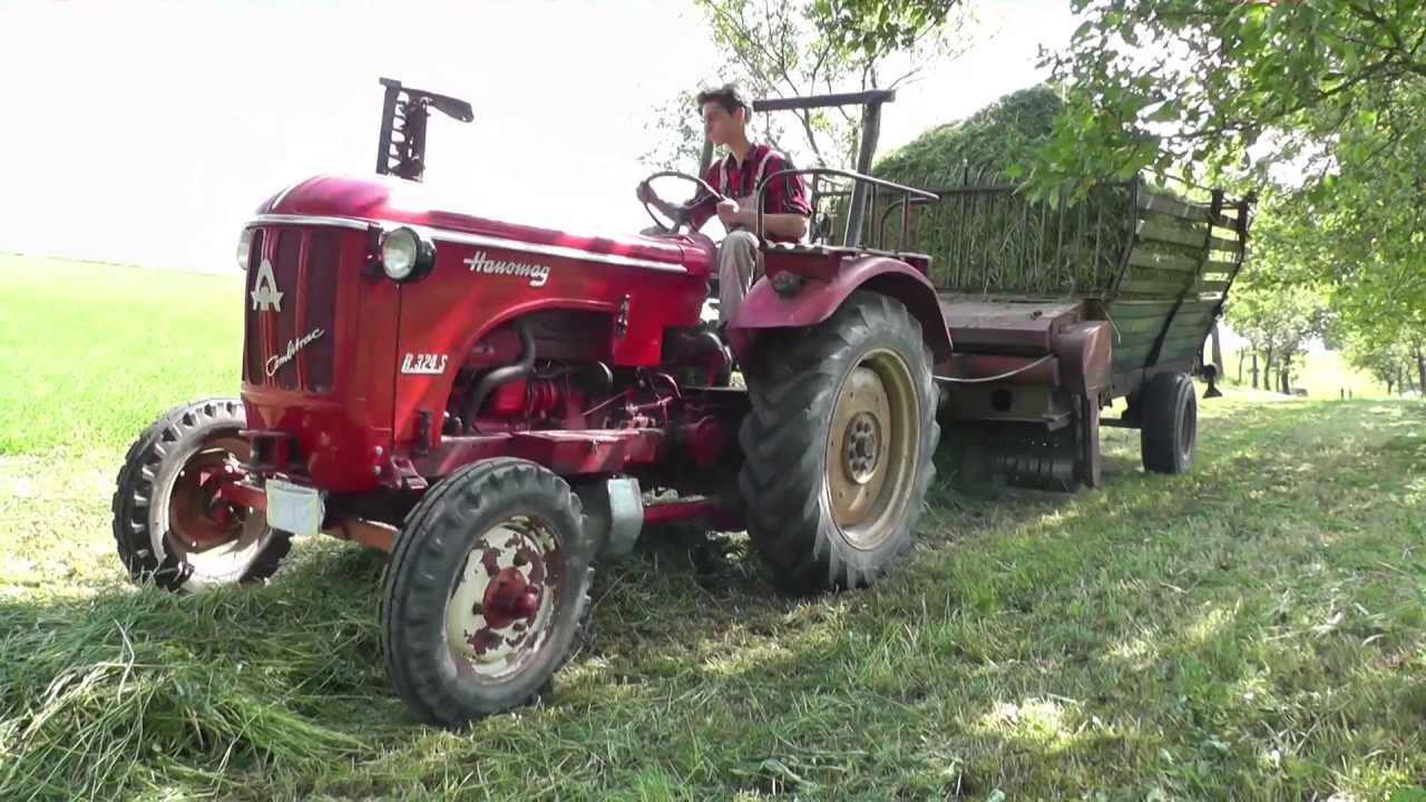 Gras laden mit Kemper Ladomat und Hanomag