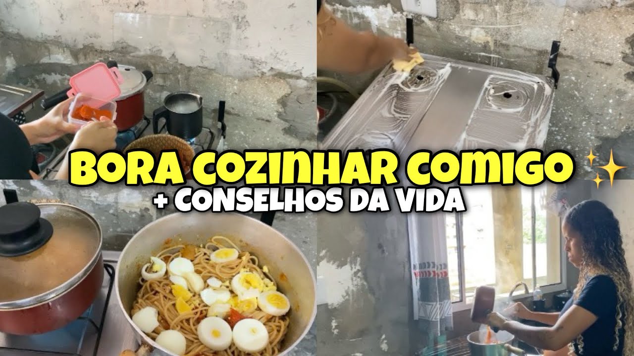 fiz molho caseiro pela primeira vez | macarrão com ovo cozido + conversa 