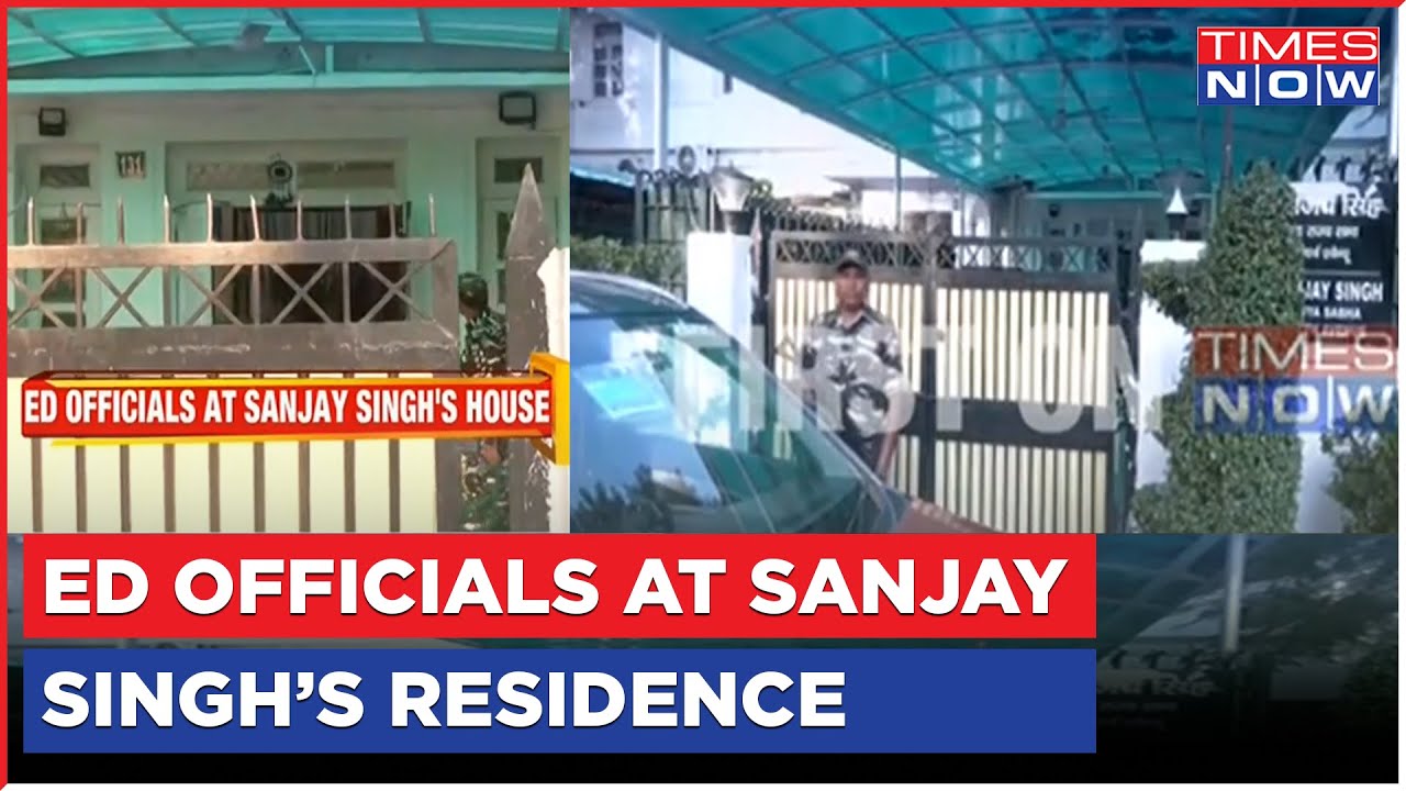Breaking News: ED Raids At AAP Leader Sanjay Singh's Residence And Office In Delhi | English News