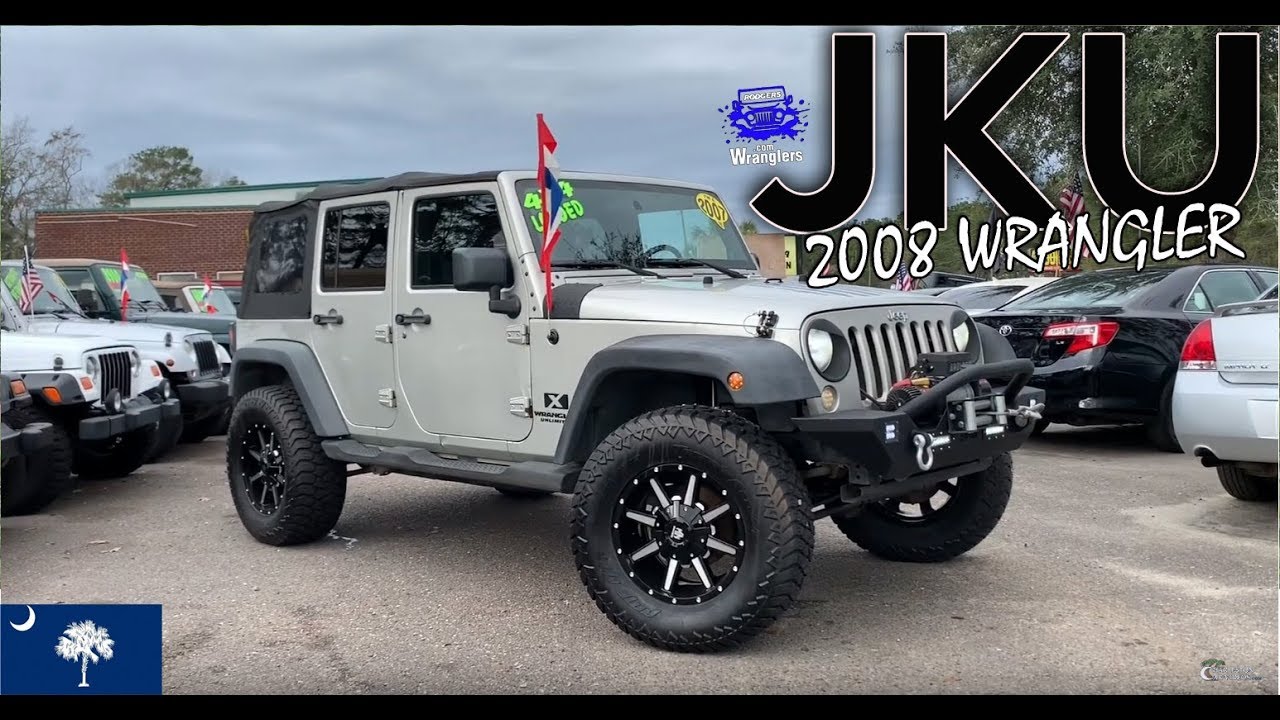 Here's a 2008 Jeep Wrangler Unlimited X - ONLY $15,900 w/UPGRADES!!!