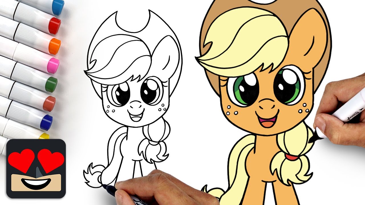 How To Draw Applejack | My Little Pony