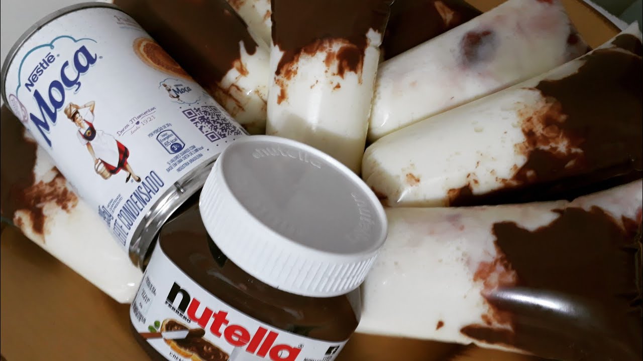 GELADINHO GOURMET DE NINHO COM NUTELLA