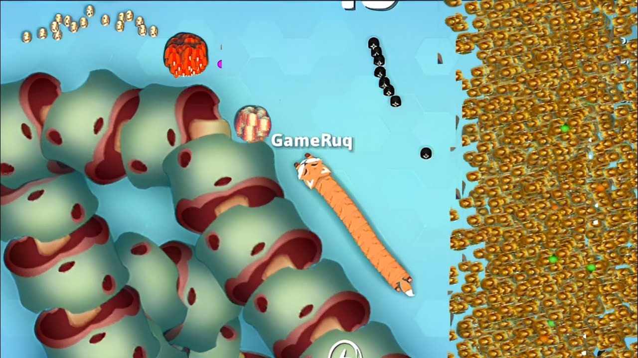 SnakeIo🐍 Lovely Fox Skin Epic Snakeio Gameplay Snake Game Ruq