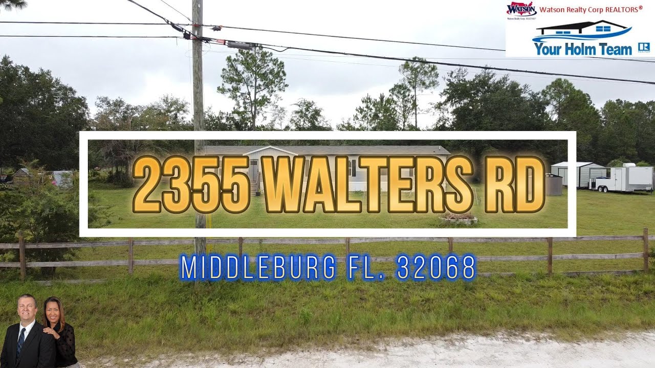 Take a tour of 2355 Walters Rd  Middleburg Fl , Complete Video Walkthrough