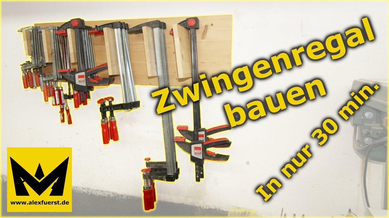 Zwingenregal selbst bauen - In nur 30 Minuten