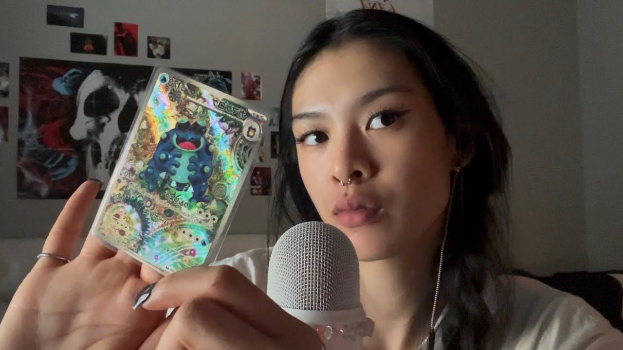 asmr pokemon card haul (tapping + whispering)
