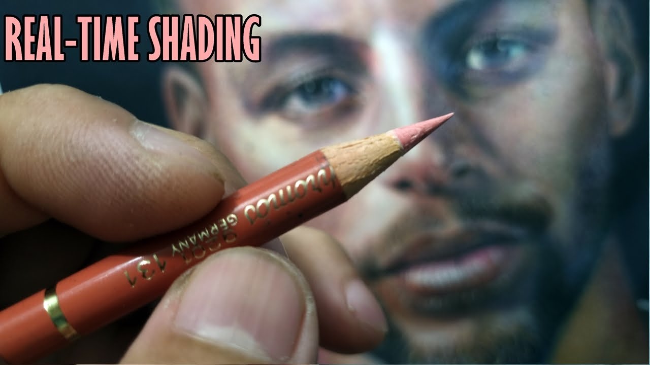 SHADING In Real Time with Colored Pencil! - Polychromos ASMR