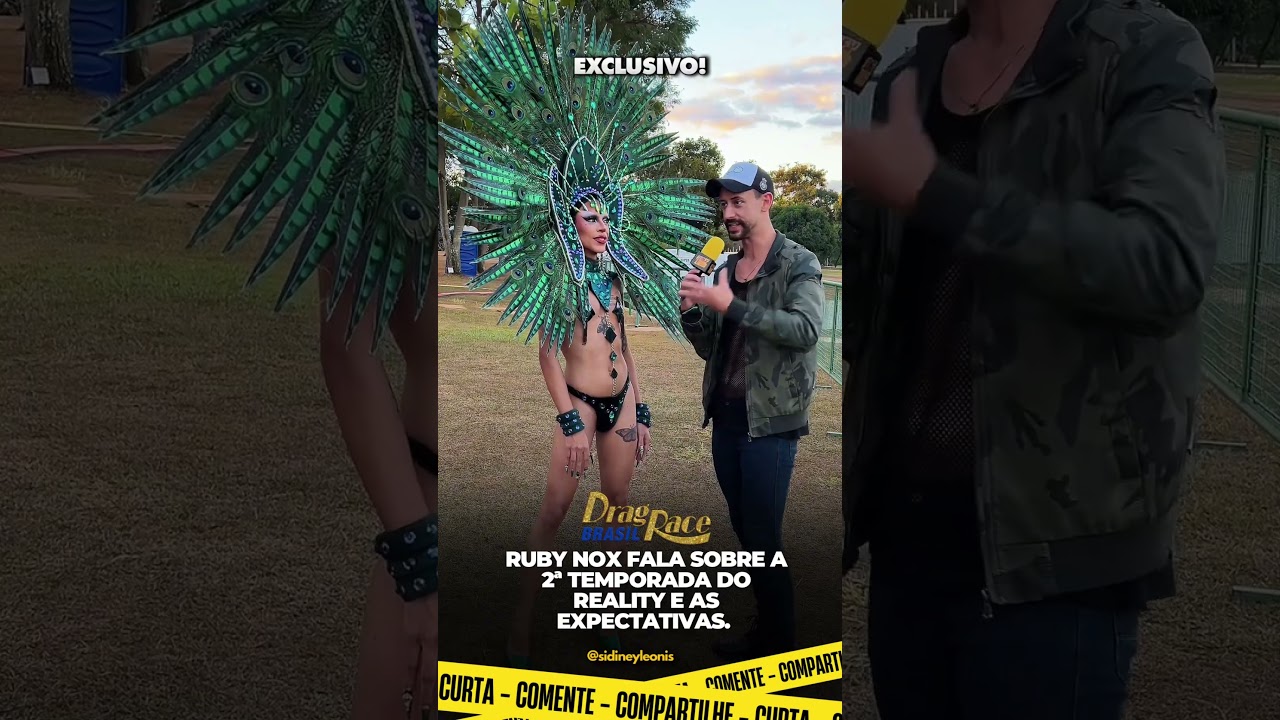 ENTREVISTA: RUBY NOX  #brasilia #df ##famosos #lgbt #ccbb #festdrag #dragrace