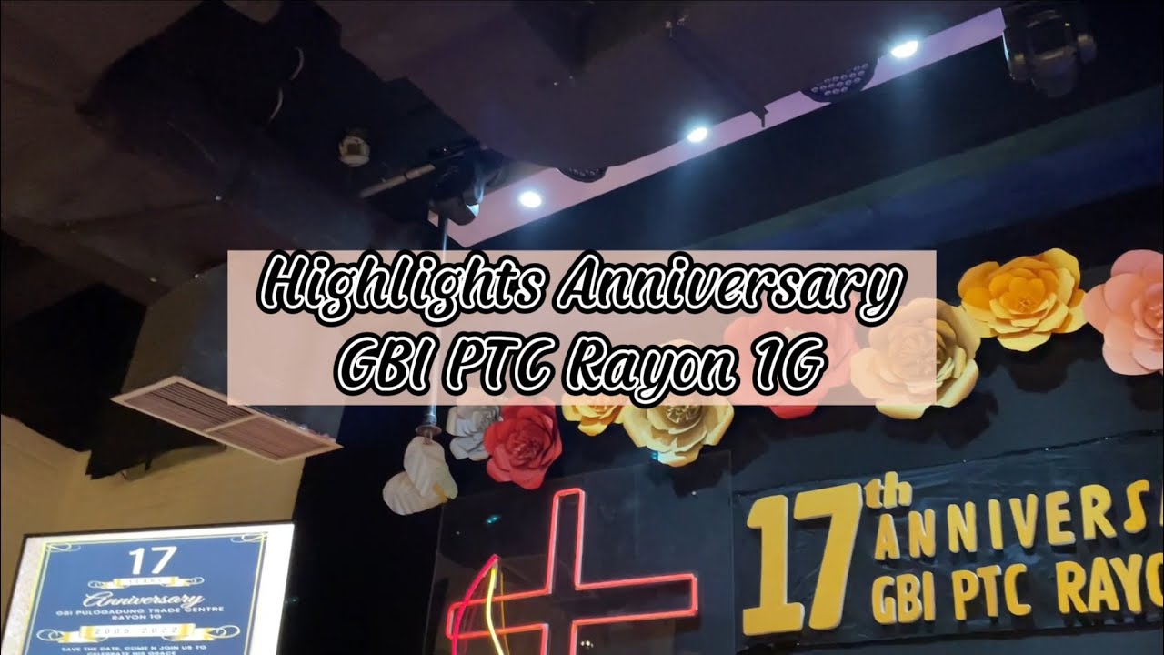 Highlights Celebration Anniversary GBI PTC Rayon 1G