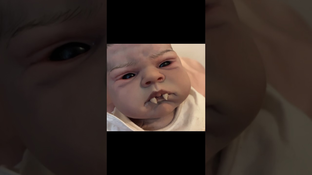 Vampire baby hisses at everyone! #reborndoll