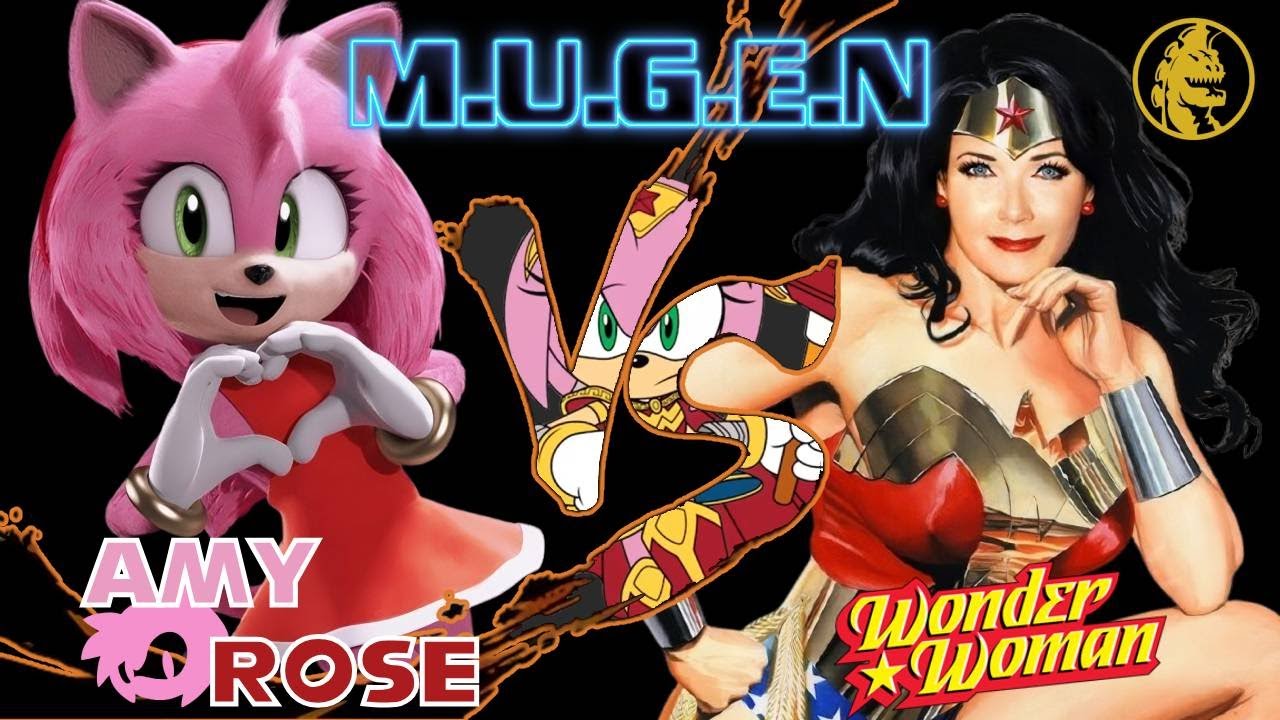 [M.U.G.E.N] #AmyRose vs #WonderWoman | Universe Ranger