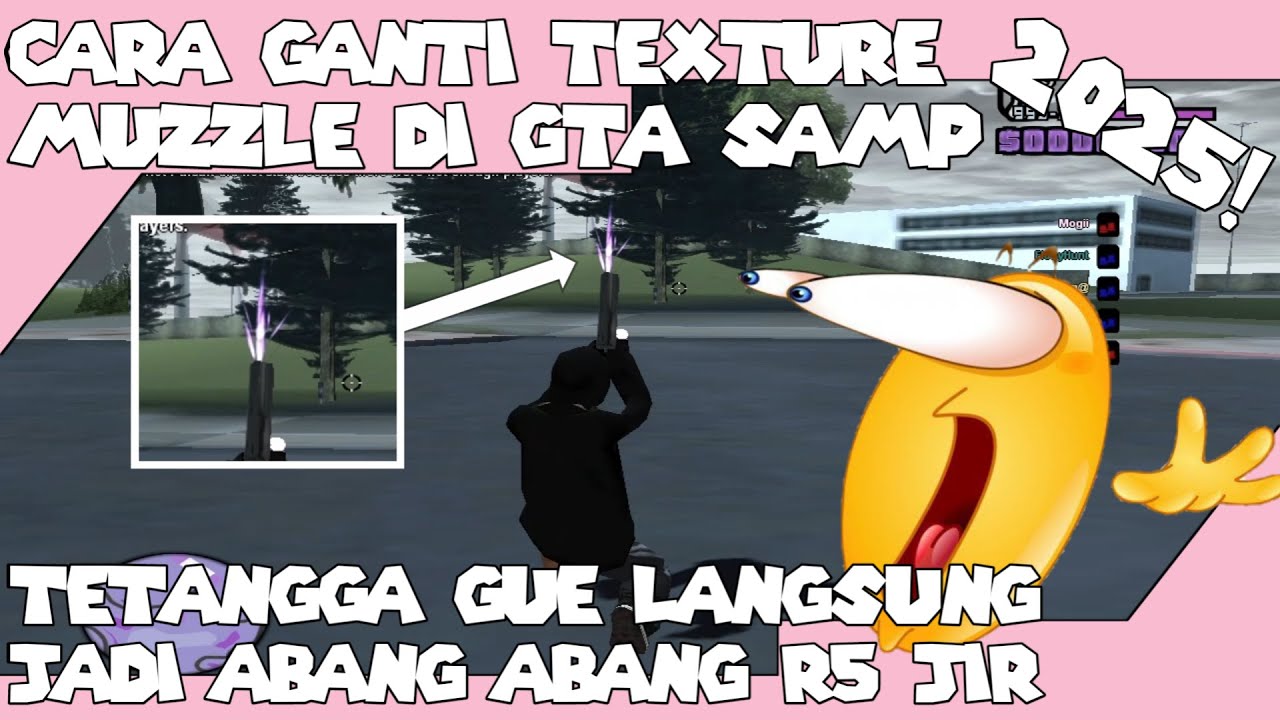 [TUTORIAL] CARA GANTI TEXTURE MUZZLE DI GTA SAMP!! AUTO JADI ABANG ABANGAN R5