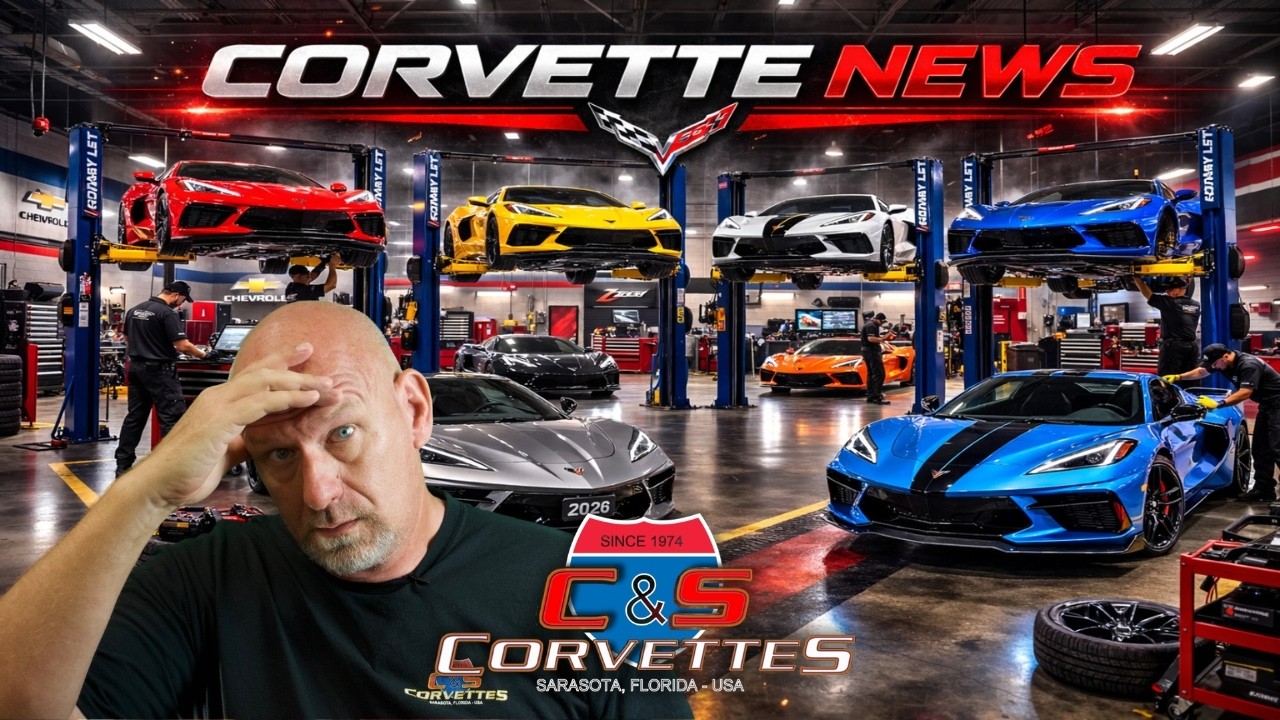 Новые проблемы с Corvette C8 и другие новости о Corvette.