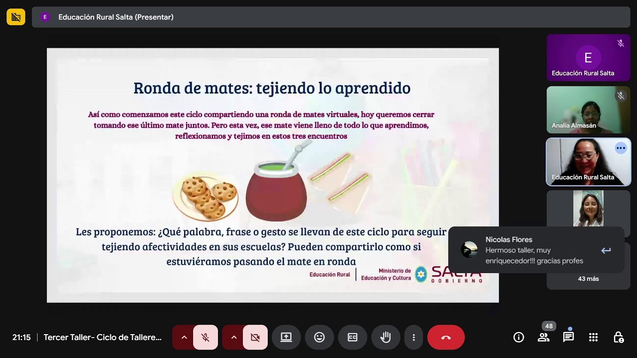 Ciclo de Talleres: “Tejiendo Afectividades: herramientas pedagógicas para el desarrollo socioemocion