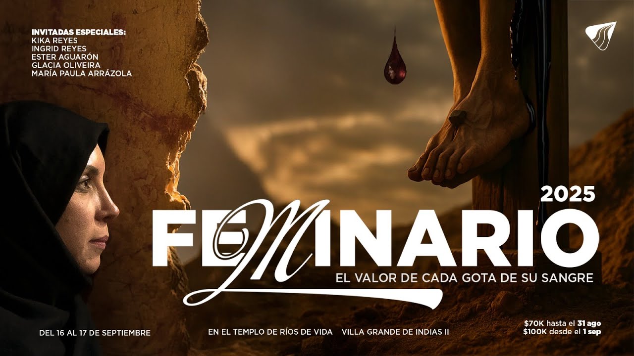 ¡EN VIVO! - Feminario 2025, Barranquilla Ester Aguaron - Online | Iglesia Ríos de Vida