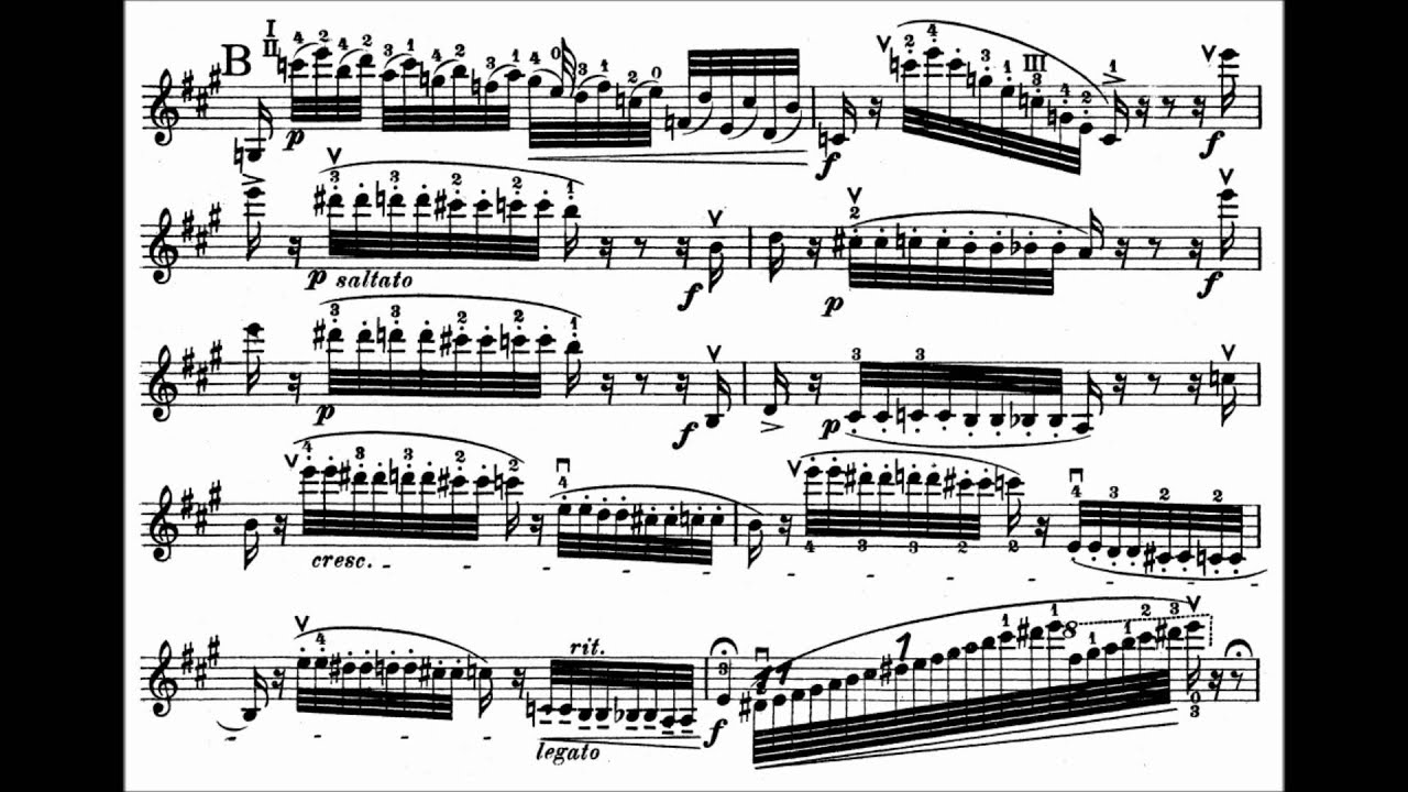Paganini, Niccol&ograve; I Palpiti op.13 for violin + piano