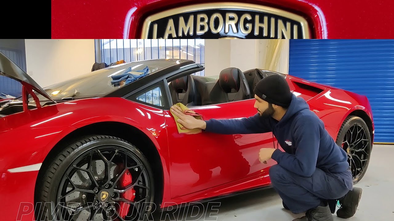 Lamborghini HURACAN EVO Full car wrapped MATT BLACK
