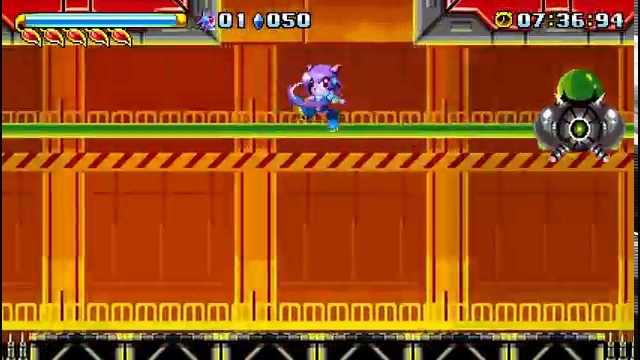 Freedom Planet Syntax Alpha mini-boss battle (Lilac,Hard,No Damage)