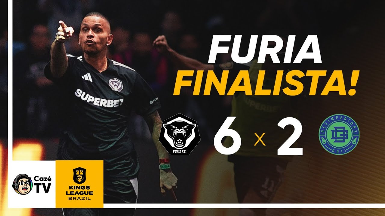 MELHORES MOMENTOS: FURIA 6 X 2 DESIMPEDIDOS | SEMIFINAL | KINGS LEAGUE BRASIL