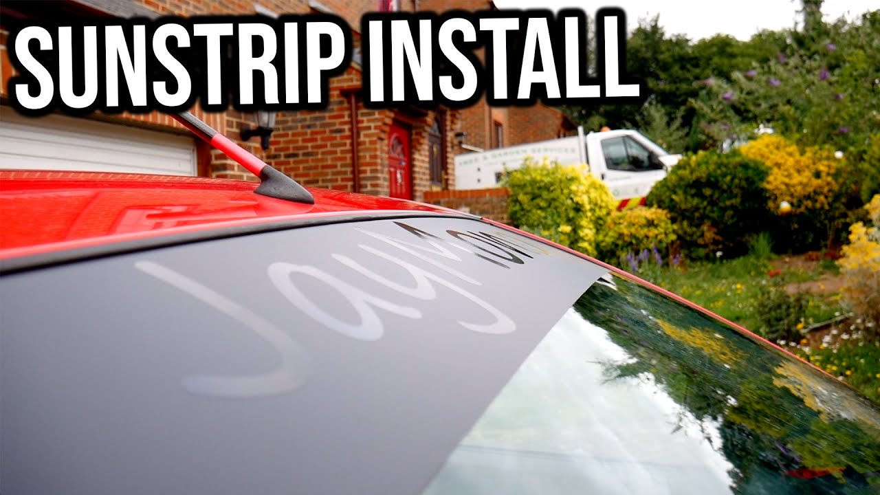Installing a Sunstrip on the ST150