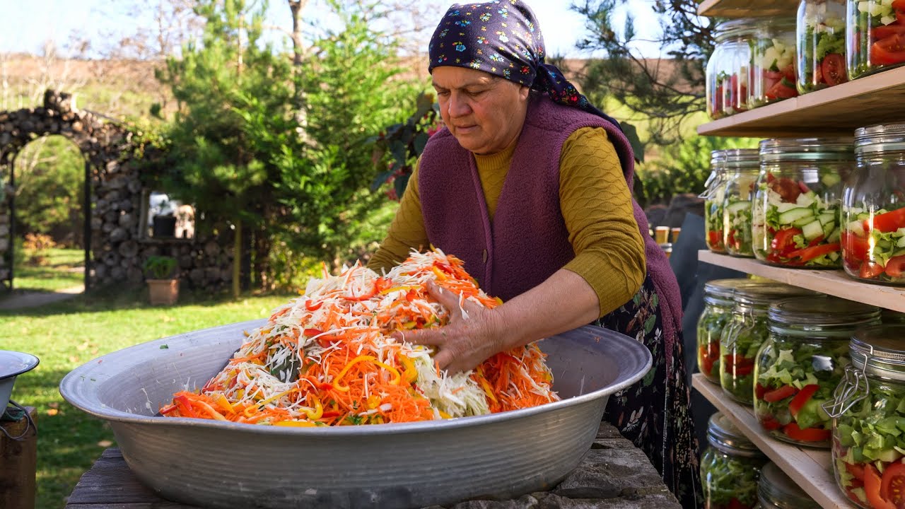 Готовим Деревенский Осенний Овощной Салат 🌽🍠🌻