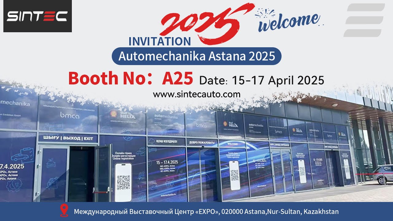 SINTEC at Automechanika Astana 2025 | Our First International Auto Parts Exhibition