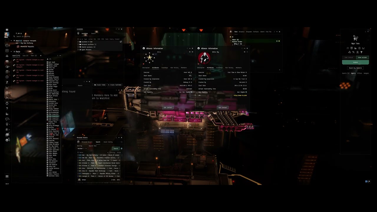 Предупреждение о безопасности в Eve Online (с исправлениями)