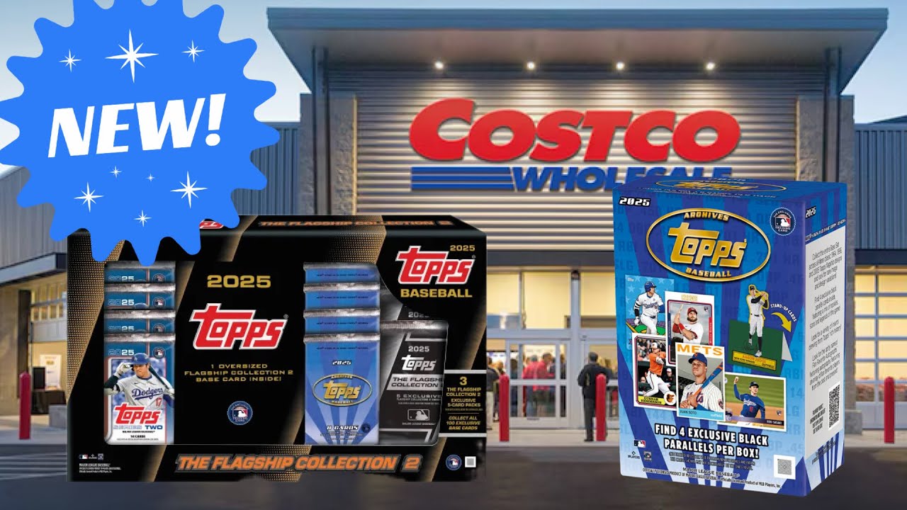 НОВИНКА ❗️Архивы Topps 2025 года во флагманских коробках Costco